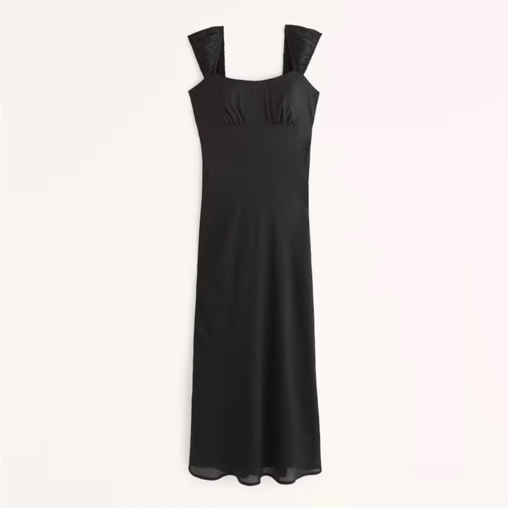 Abercrombie & Fitch Empire Midi Sleeveless Slip Dress Formal Medium